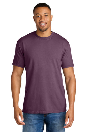 Comfort Colors Heavyweight Ring Spun Tee with custom logo embroidery