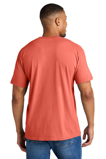 Comfort Colors Heavyweight Ring Spun Tee with custom logo embroidery