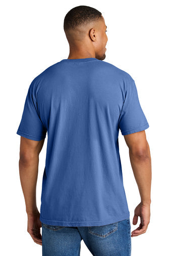 Comfort Colors Heavyweight Ring Spun Tee with custom logo embroidery