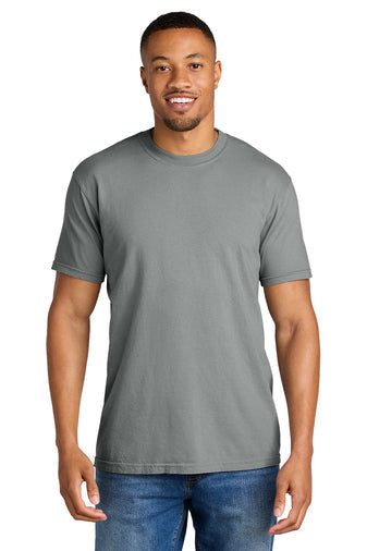 Comfort Colors Heavyweight Ring Spun Tee with custom logo embroidery