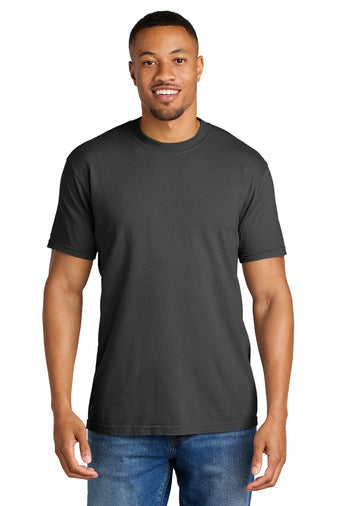 Comfort Colors Heavyweight Ring Spun Tee with custom logo embroidery