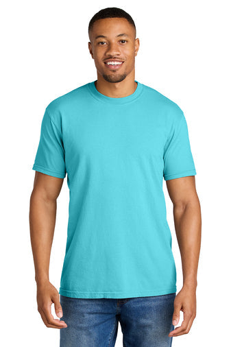Comfort Colors Heavyweight Ring Spun Tee with custom logo embroidery