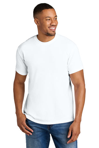 Comfort Colors Heavyweight Ring Spun Tee with custom logo embroidery