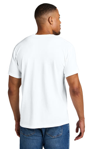 Comfort Colors Heavyweight Ring Spun Tee with custom logo embroidery
