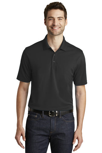 Port Authority Dry Zone UV Micro-Mesh Polo with custom logo embroidery