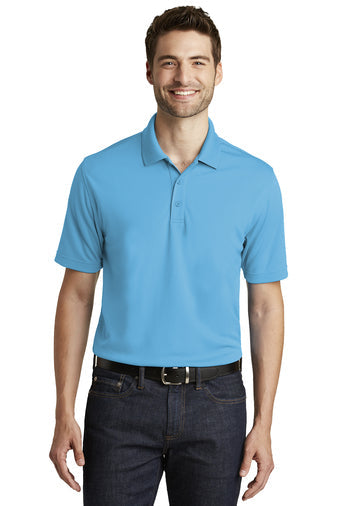 Port Authority Dry Zone UV Micro-Mesh Polo with custom logo embroidery