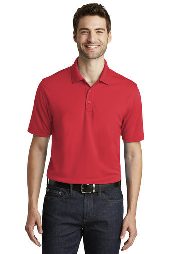 Port Authority Dry Zone UV Micro-Mesh Polo with custom logo embroidery