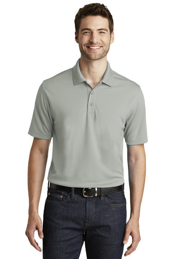 Port Authority Dry Zone UV Micro-Mesh Polo with custom logo embroidery