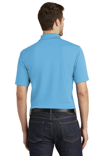 Port Authority Dry Zone UV Micro-Mesh Polo with custom logo embroidery