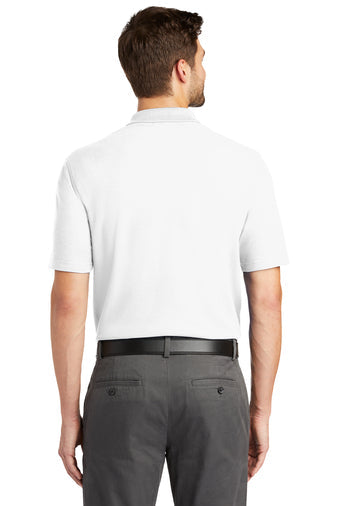Port Authority Stain-Release Polo with custom logo embroidery