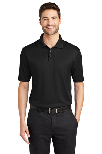 Port Authority Performance Fine Jacquard Polo with custom logo embroidery