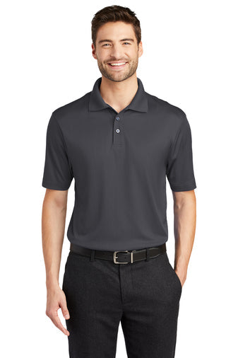 Port Authority Performance Fine Jacquard Polo with custom logo embroidery