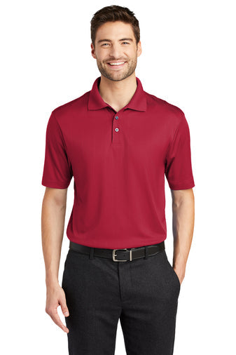 Port Authority Performance Fine Jacquard Polo with custom logo embroidery