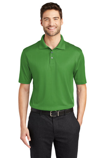 Port Authority Performance Fine Jacquard Polo with custom logo embroidery