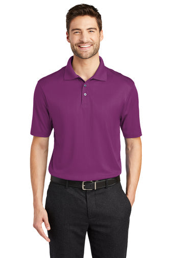 Port Authority Performance Fine Jacquard Polo with custom logo embroidery