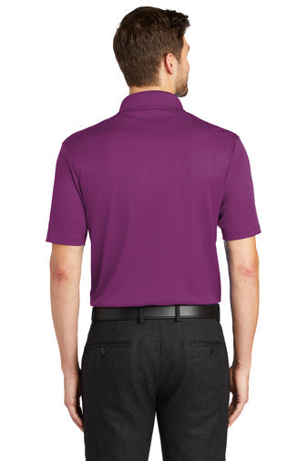 Port Authority Performance Fine Jacquard Polo with custom logo embroidery