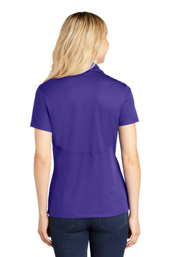 Sport-Tek Ladies Micropique Sport-Wick Polo with custom logo embroidery