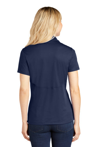 Sport-Tek Ladies Micropique Sport-Wick Polo with custom logo embroidery