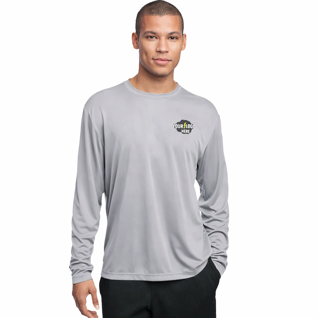 Sport-Tek Long Sleeve PosiCharge Competitor Tee - Robinson High School with custom logo embroidery