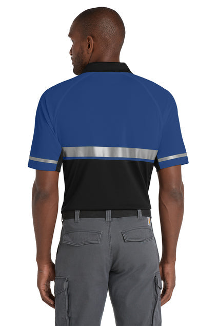 CornerStone Select Lightweight Snag-Proof Enhanced Visibility Polo with custom logo embroidery