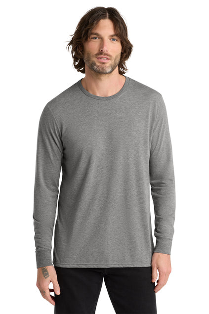 Allmade Unisex Tri-Blend Long Sleeve Tee with custom logo embroidery