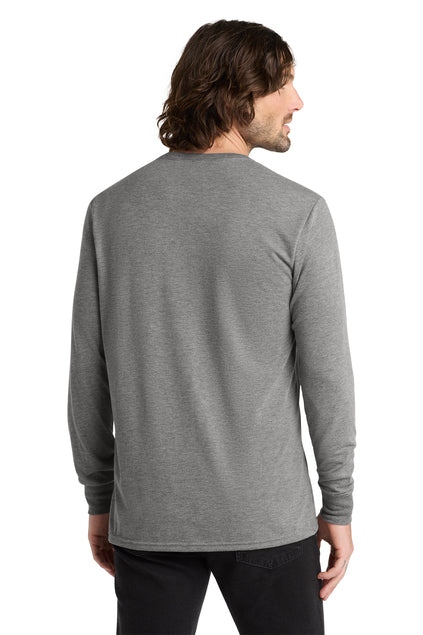 Allmade Unisex Tri-Blend Long Sleeve Tee with custom logo embroidery