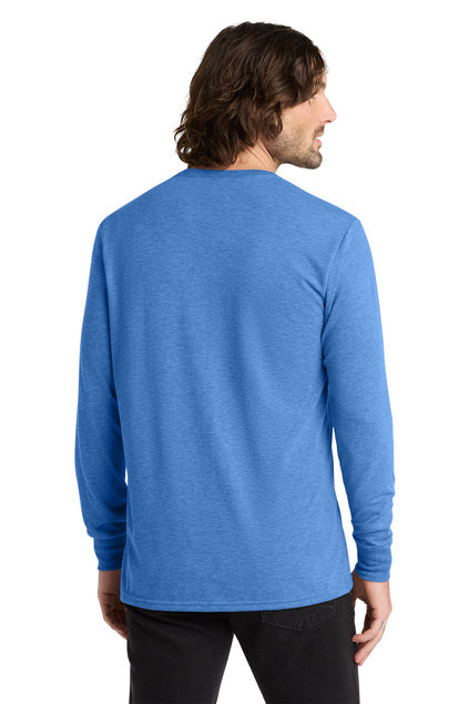 Allmade Unisex Tri-Blend Long Sleeve Tee with custom logo embroidery