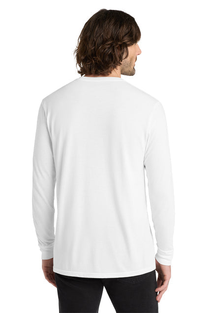Allmade Unisex Tri-Blend Long Sleeve Tee with custom logo embroidery