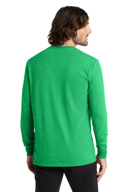 Allmade Unisex Tri-Blend Long Sleeve Tee with custom logo embroidery