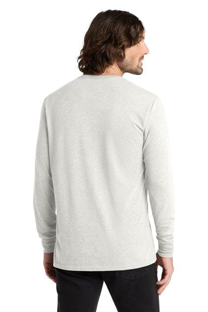 Allmade Unisex Tri-Blend Long Sleeve Tee with custom logo embroidery