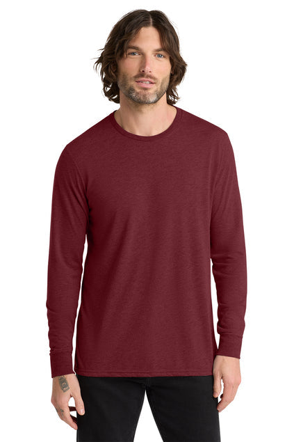 Allmade Unisex Tri-Blend Long Sleeve Tee with custom logo embroidery
