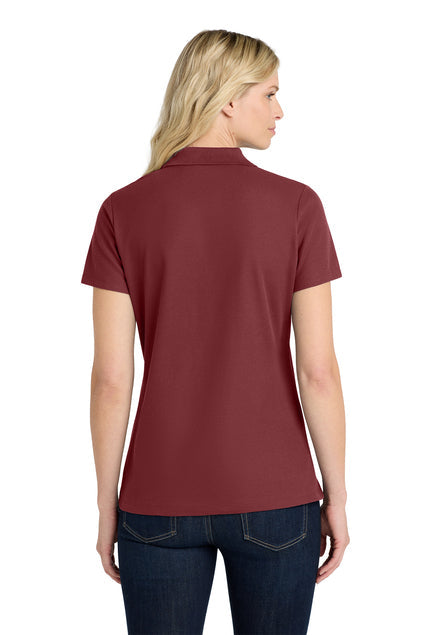 Port Authority Women's SuperPro React Polo with custom logo embroidery