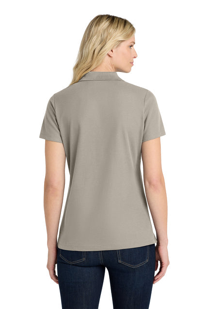 Port Authority Women's SuperPro React Polo with custom logo embroidery