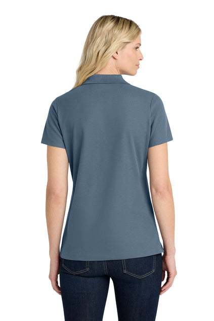 Port Authority Women's SuperPro React Polo with custom logo embroidery
