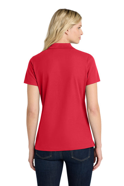 Port Authority Women's SuperPro React Polo with custom logo embroidery