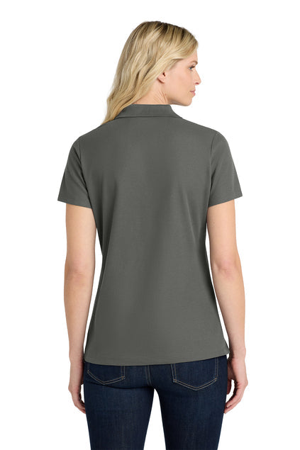 Port Authority Women's SuperPro React Polo with custom logo embroidery