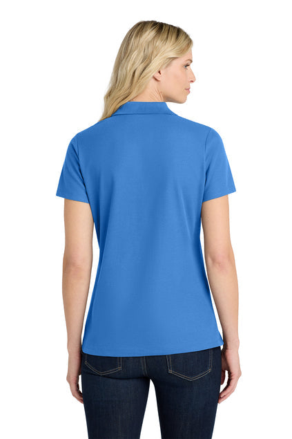 Port Authority Women's SuperPro React Polo with custom logo embroidery