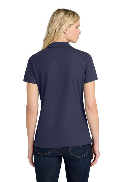 Port Authority Women's SuperPro React Polo with custom logo embroidery