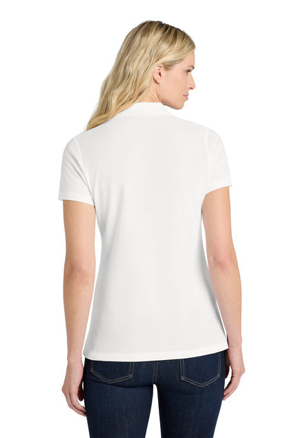 Port Authority Women's SuperPro React Polo with custom logo embroidery