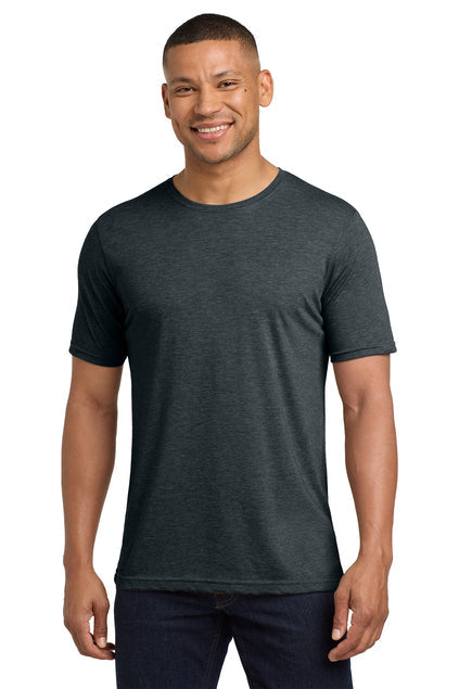 Next Level Apparel Adult Poly/Cotton Tee with custom logo embroidery