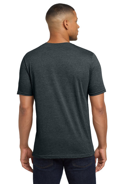Next Level Apparel Adult Poly/Cotton Tee with custom logo embroidery