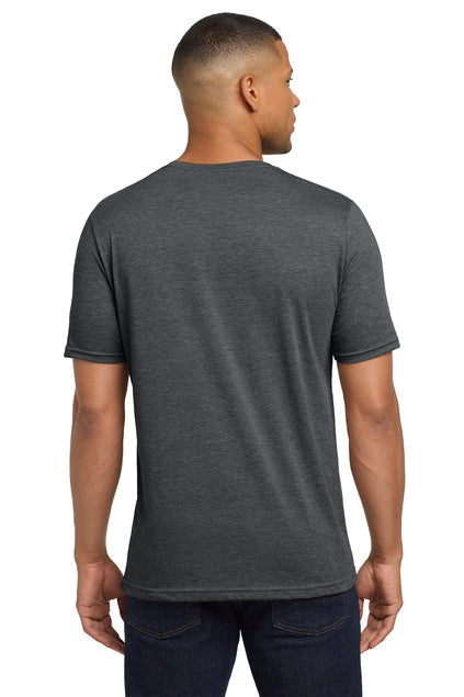 Next Level Apparel Adult Poly/Cotton Tee with custom logo embroidery