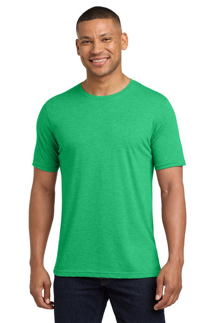 Next Level Apparel Adult Poly/Cotton Tee with custom logo embroidery