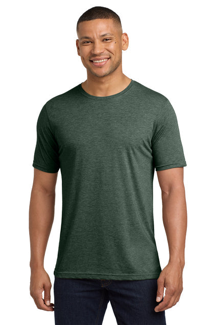 Next Level Apparel Adult Poly/Cotton Tee with custom logo embroidery