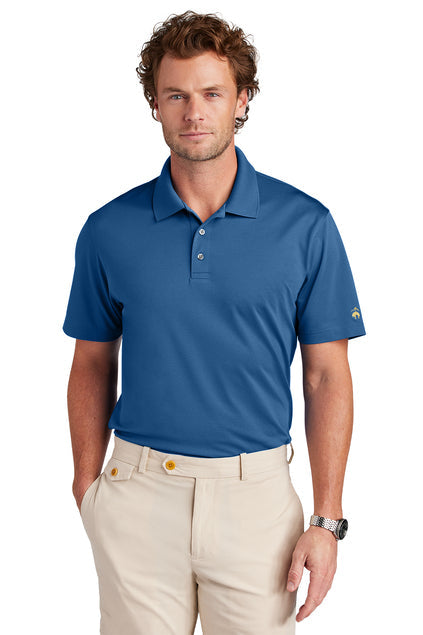 Brooks Brothers Mesh Pique Performance Polo with custom logo embroidery