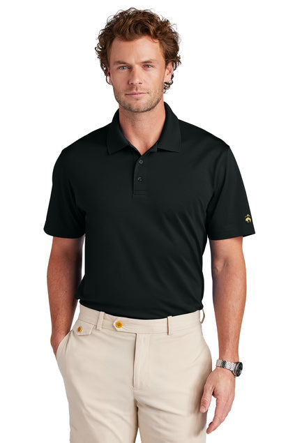 Brooks Brothers Mesh Pique Performance Polo with custom logo embroidery