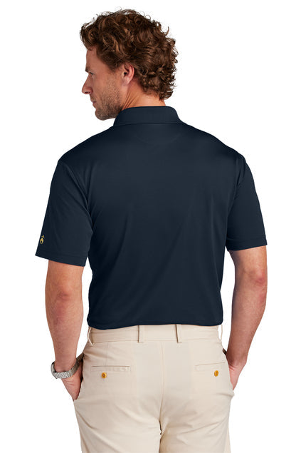 Brooks Brothers Mesh Pique Performance Polo with custom logo embroidery