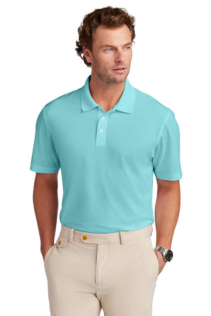 Brooks Brothers Mesh Pique Performance Polo with custom logo embroidery