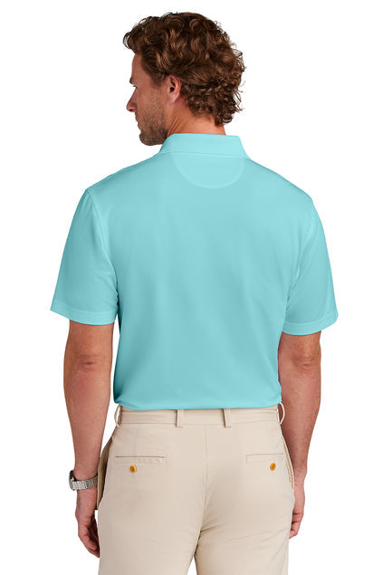 Brooks Brothers Mesh Pique Performance Polo with custom logo embroidery
