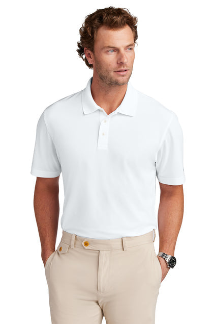 Brooks Brothers Mesh Pique Performance Polo with custom logo embroidery